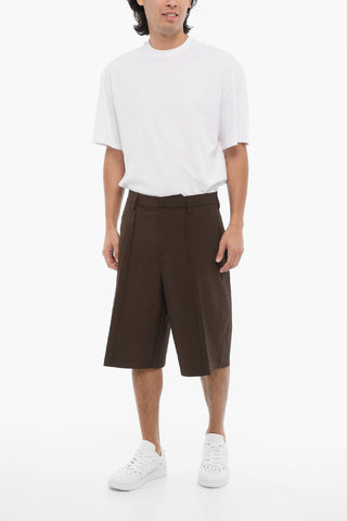 Bermuda Straight Fit a Tinta Unita