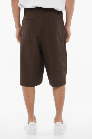 Bermuda Straight Fit a Tinta Unita