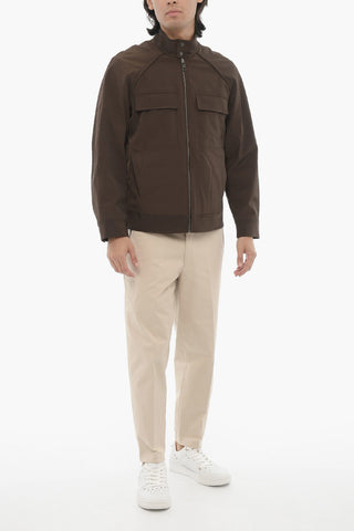 Boxy Fit BARACUTA Jacket with Zip Closure