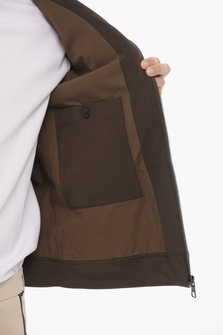Boxy Fit BARACUTA Jacket with Zip Closure