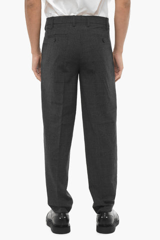 Kariert Slim-Fit-Hose Districk