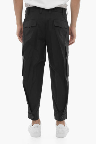 Loose Fit Cargo Pants with Belt Loops