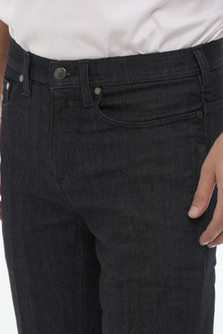 Cuffed Hem Regular Fit Skinny Fit Jeans