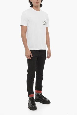 T-shirt Girocollo I SEE YOU Slim Fit in Cotone