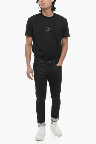 Skinny Fit Jeans With Cuffed Hem