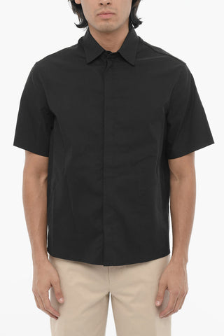 Camicia Loose Fit a Maniche Corte