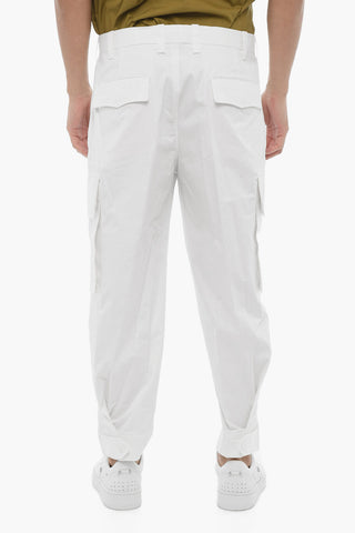 Pantaloni Cargo Loose Fit con Passanti