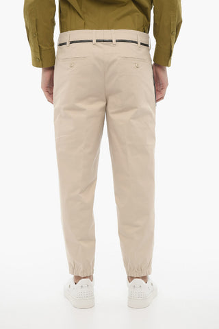 Slim Fit Hose mit regulärer Taille und Gürtelschlaufen