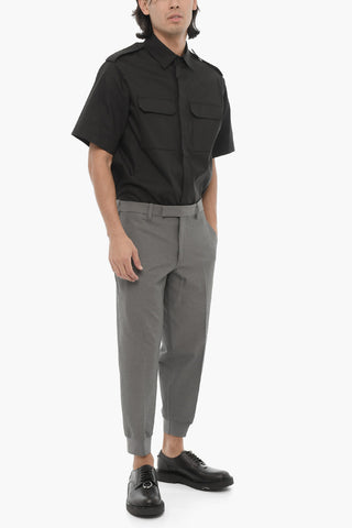 Low Waisted Slim Fit JACK Pants with Cuffs