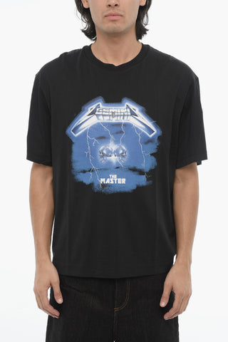 Rundhals-T-Shirt ROCK BAND ZODIAC GEMINI Slim Fit Mit Tief Angesetzten Ärmeln