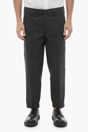 Pantaloni Slim Fit a Vita Regolare con Passanti
