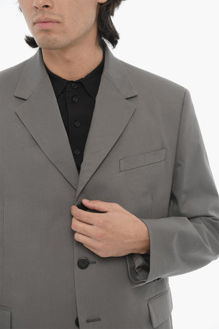 3버튼 슬림 핏 정장 투 벤트 클래식 라펠