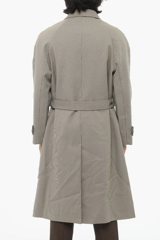 Embroidered RAINMAC Coat with Belt
