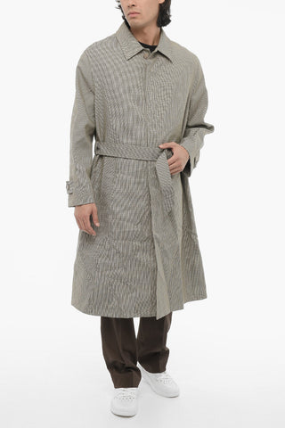 Embroidered RAINMAC Coat with Belt