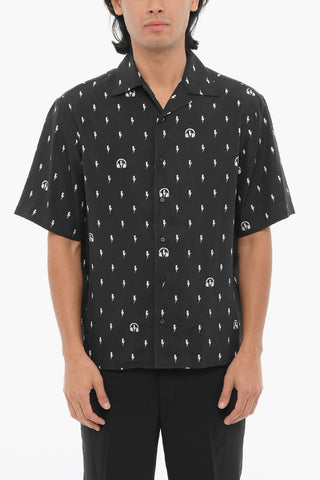 All-Over Printed Bowling Shirt