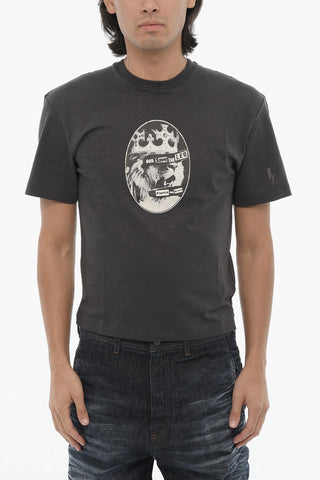 Crew-Neck T-Shirt ROCK BAND ZODIAC LEON Printed