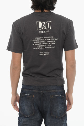 Crew-Neck T-Shirt ROCK BAND ZODIAC LEON Printed