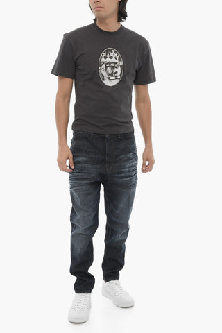 Crew-Neck T-Shirt ROCK BAND ZODIAC LEON Printed