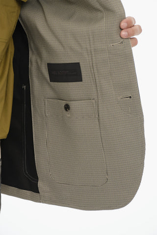 Slim Fit Unlined Jacket with Patch Pockets