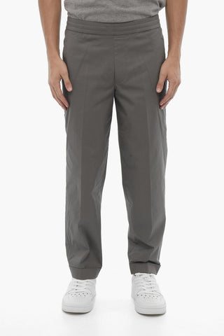 Slim Fit REM Pants with Elastic Waistband