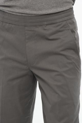 Slim Fit REM Pants with Elastic Waistband