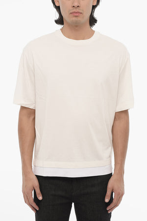Rundhals-T-Shirt Slim Fit Uni
