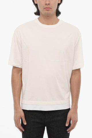Rundhals-T-Shirt Slim Fit Uni