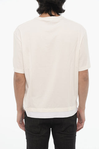 Rundhals-T-Shirt Slim Fit Uni