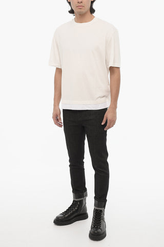 Rundhals-T-Shirt Slim Fit Uni
