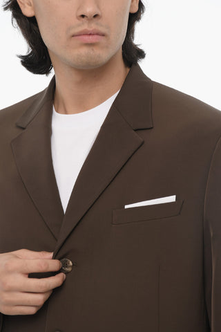 Giacca 3 Bottoni Slim Fit Due Spacchi Revers Classico