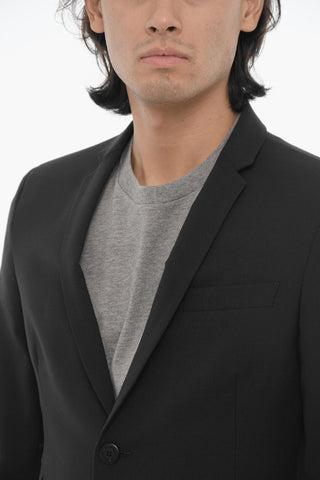 2-Button Slim-Fit Jacket with Two Vents and Classic Lapel