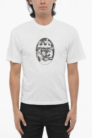 T-shirt Girocollo ROCK BAND ZODIAC LEON Slim Fit stampata