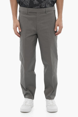 Pantaloni Slim Fit a Vita Regolare con Passanti