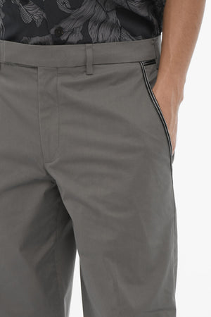 Pantaloni Slim Fit a Vita Regolare con Passanti
