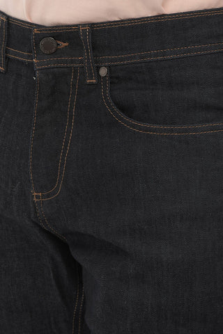 Jeans Regular Fit con Cuciture a Vista