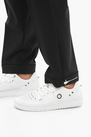 Trousers Slim Fit Regular-Waist with Ankle Zip