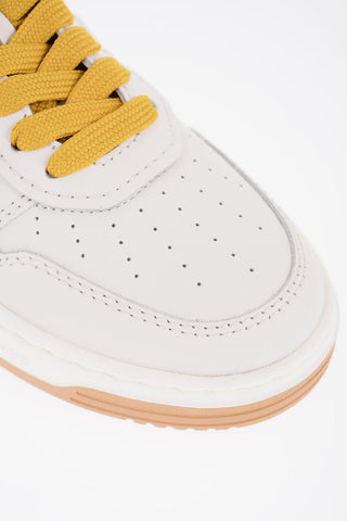 Leather H630 Low-Top Sneakers with Contrasting Details