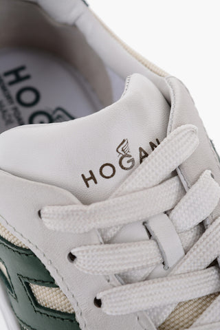 Leather and Mesh TOM Low-Top Sneakers with Contrast Monogram