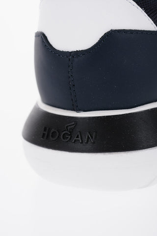 Leather and Fabric INTERACTIVE3 Low Top Sneakers
