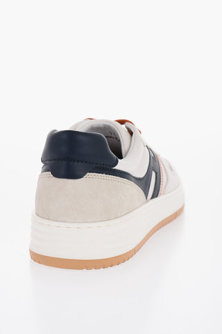 Leather H630 Low-Top Sneakers with Contrasting Details