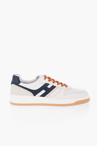 Leather H630 Low-Top Sneakers with Contrasting Details