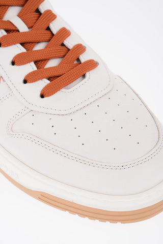 Leather H630 Low-Top Sneakers with Contrasting Details