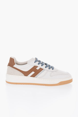 Leather H630 Low-Top Sneakers with Contrasting Details