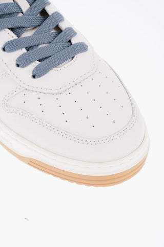Leather H630 Low-Top Sneakers with Contrasting Details