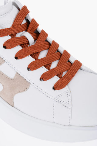 Sneakers Basse REBEL In Pelle con Monogram in Suede