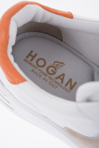 Sneakers Basse REBEL In Pelle con Monogram in Suede