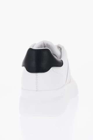 Leather H580 Low-Top Sneakers with Memory Foam Fussbet