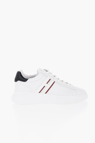 Sneakers Basse H580 in Pelle con Fussbet in Memory Foam