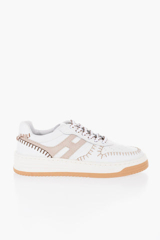 Sneakers Basse in Pelle Bicolore