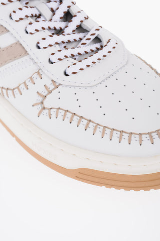 Sneakers Basse in Pelle Bicolore